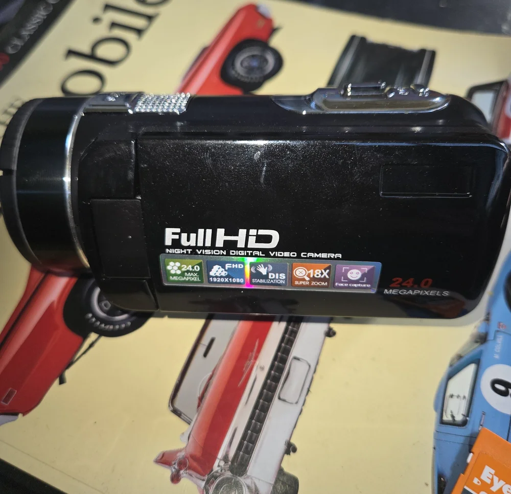 Full HD Night Vision Digital Video Camera - Black